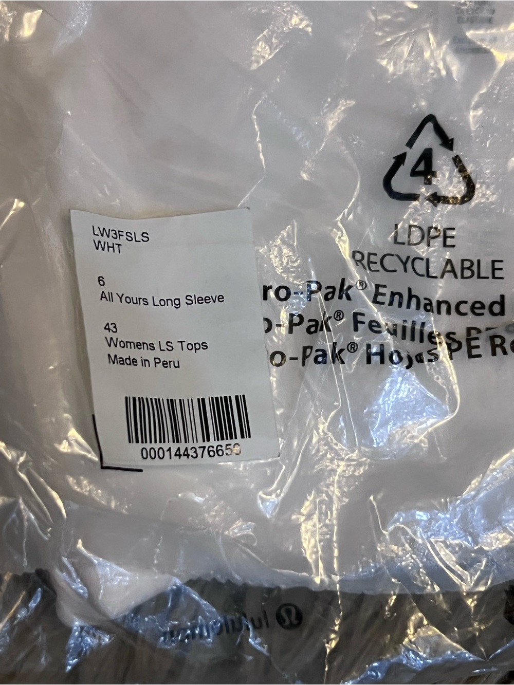 NWT lululemon All Yours Tee Color white - Picture 6 of 7